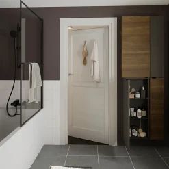 Carrelage sol et mur blanc L.20 x l.20 cm x ép.8,2 mm, Konkrete-GoodHome Online