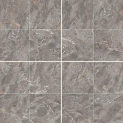 GoodHome Carrelage sol et mur effet pierre gris mat L.60 x l.60 cm x ép.8,2 mm, Zerlina