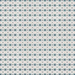 Carrelage sol et mur effet carreaux de ciment tons bleus et beiges L.45 x l.45 cm x ép.9,5 mm, Mediterranea Verona-Mykonos Hot