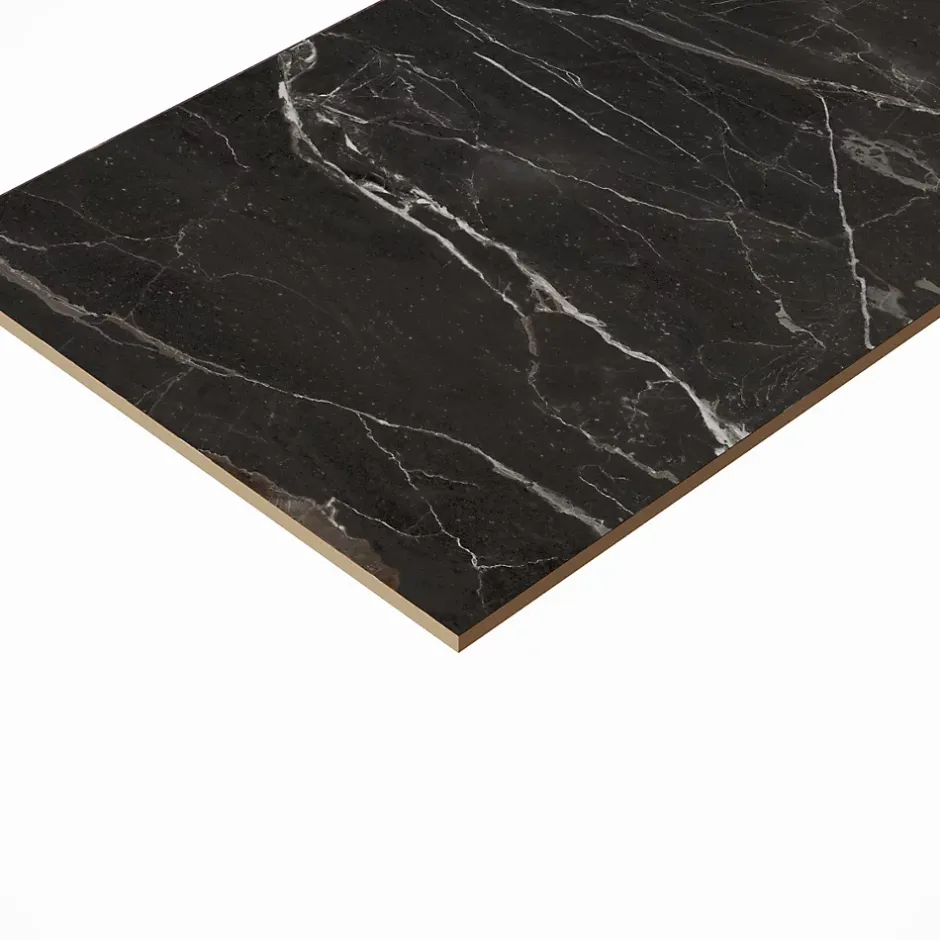 Carrelage sol et mur effet marbre anthracite brillant L.61,3 x l.30,3 cm x ép.9 mm, Aruma-GoodHome Sale