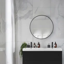 Carrelage sol et mur effet marbre blanc L.120 x l.60 cm x ép.9,4 mm, Pulido- Outlet