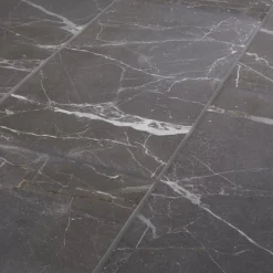 GoodHome Carrelage sol et mur effet marbre gris brillant L.60 x l.30 cm x ép.9 mm, Aruma