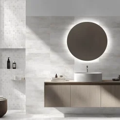 Carrelage sol et mur en grès cérame effet béton gris mat L.60 x l.30 cm x ép.7,4 mm, Upper-Gresmalt New