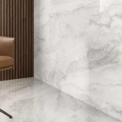 Carrelage sol et mur gris perle mat Mineral 60 x 120 cm- Online