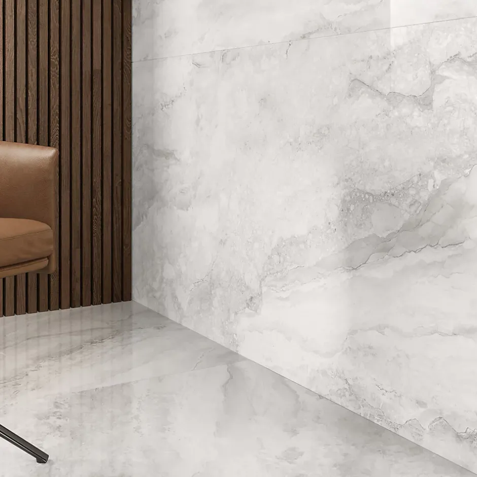 Carrelage sol et mur gris perle mat Mineral 60 x 120 cm- Online