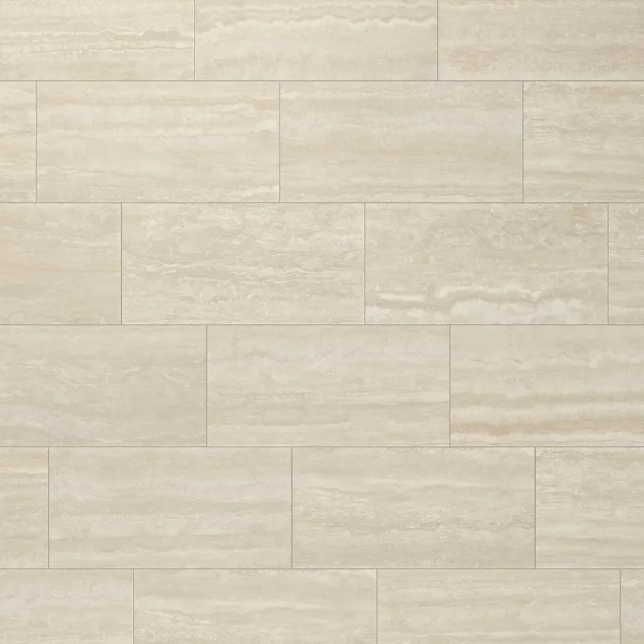 GoodHome Carrelage sol et mur intérieur beige effet pierre L.59,5 x l.29,5 cm x ép.8,7 mm, Kyat