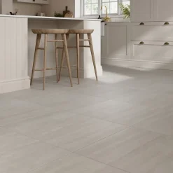 GoodHome Carrelage sol et mur intérieur gris clair effet pierre L.59,5 x l.59,5 cm x ép.9,5 mm, Kyat