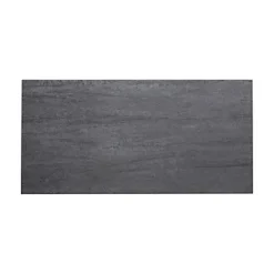 GoodHome Carrelage sol et mur intérieur anthracite effet pierre L.60 x l.30 cm x ép.9,5 mm, Oikos