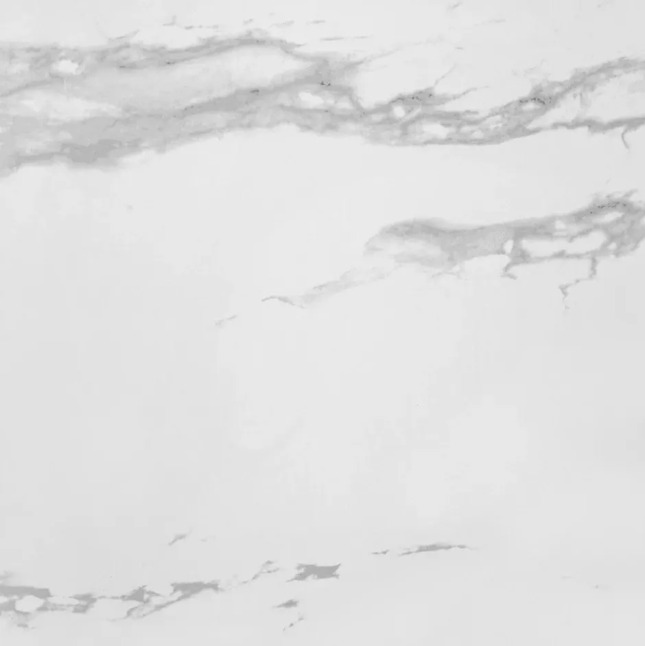 Carrelage sol et mur intérieur en grés cérame émaillé effet marbre blanc poli L.60 x l.60 cm x ép.9 mm, Ultimate Marble-GoodHome Outlet