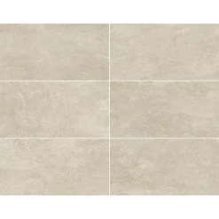Carrelage sol et mur intérieur beige effet pierre L.60,4 x l.30 cm x ép.7,4 mm, Mitha