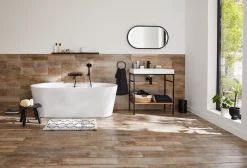 Carrelage sol et mur intérieur effet bois naturel L.60 x l.15 cm x ép.8 mm, Julyo