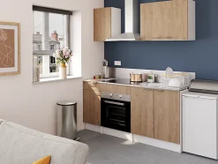 GoodHome Carrelage sol et mur intérieur gris mat effet béton L.42.6 x l.42.6 cm x ép.7,4 mm, Konkrete