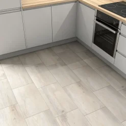 Carrelage sol et mur intérieur beige effet bois brut L.60 x l.30 cm x ép.8,7 mm, Norwegio