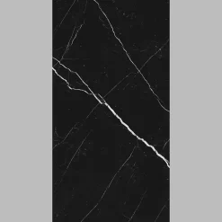 Carrelage sol et mur intérieur en grès cérame effet marbre noir poli L.120 x l.60 cm x ép.9 mm, Fiordo Tresor- Best