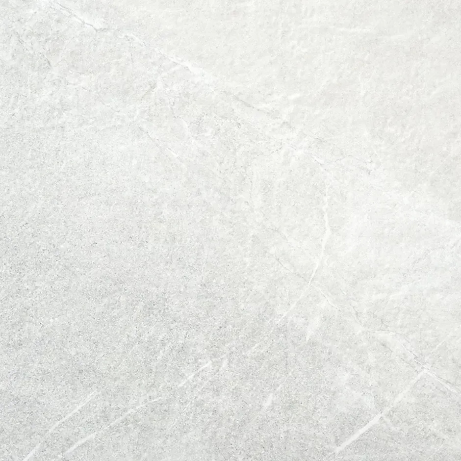 Carrelage sol et mur intérieur gris clair effet pierre L.45 x l.45 cm x ép.9,1 mm, Limo