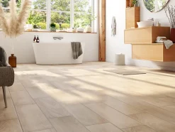 Carrelage sol et mur intérieur effet bois brut mat L.62,8 x l.17,8 cm x ép.7,4 mm, Ash- Best