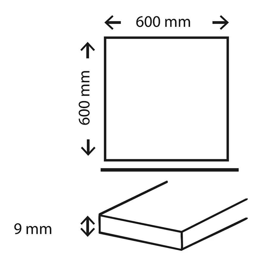 Baldocer Carrelage sol et mur intérieur en grès cérame effet marbre noir et or L.60 x l.60 cm x ép.9 mm, Moonlight