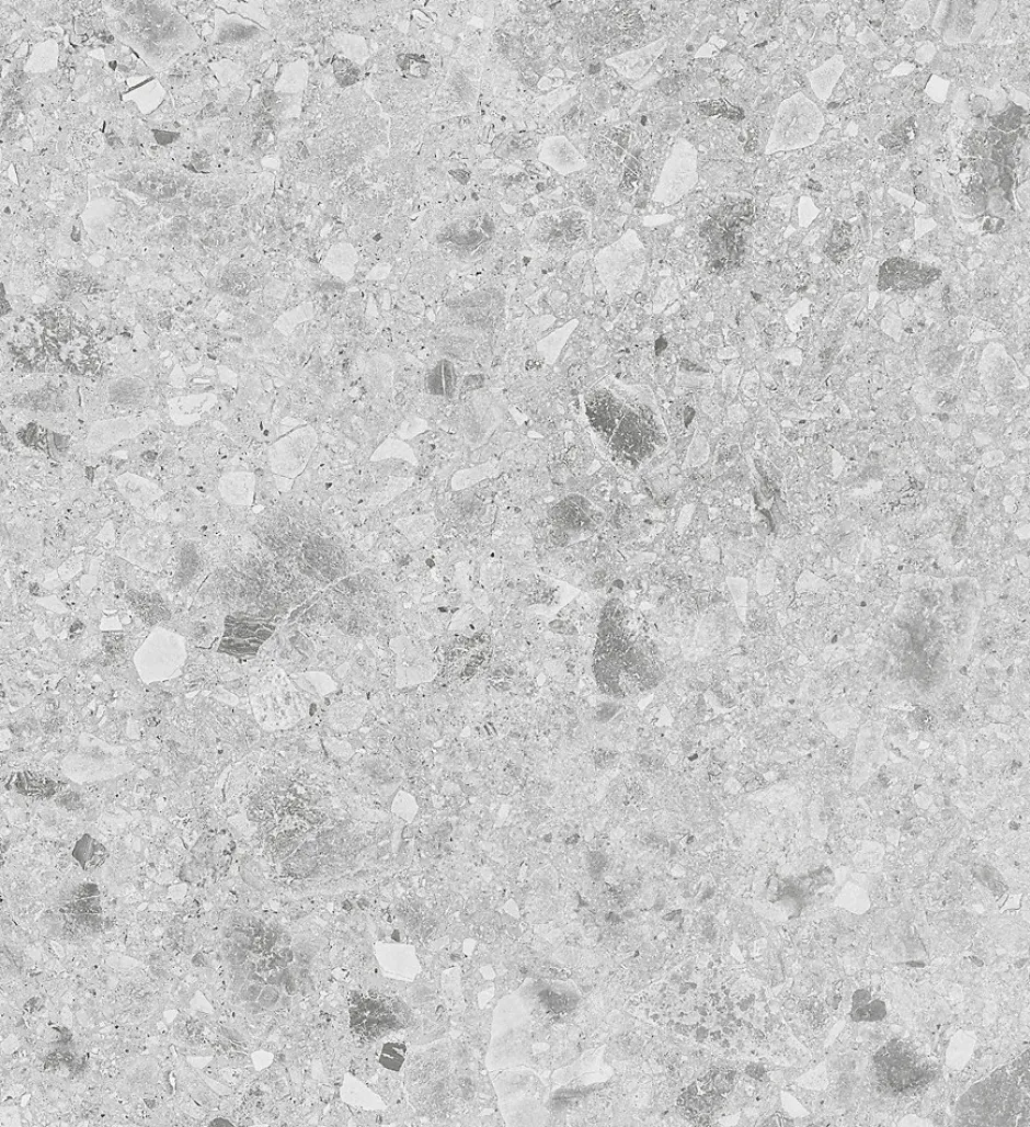 Mykonos Carrelage sol et mur intérieur effet pierre gris clair L.60 x l.60 cm x ép.10 mm, Geotech