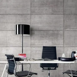 Carrelage sol et mur intérieur effet béton gris industriel L.120 x l.60 cm x ép.9 mm, Industrie