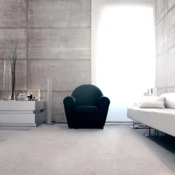 Carrelage sol et mur intérieur effet béton gris industriel L.120 x l.60 cm x ép.9 mm, Industrie