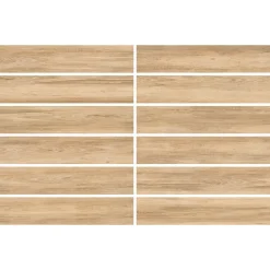 Carrelage sol et mur intérieur effet bois brut L.120 x l.20 cm x ép.9 mm, Kyra Rovere