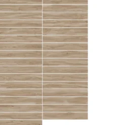 Ecoceramic Carrelage sol et mur intérieur effet bois clair L.120 x l.20 cm x ép.9 mm, Urbanwood haya