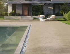 Cristacer Carrelage sol et mur intérieur / extérieur effet pierre naturel Coral Stone l.90 X L.90 cm rectifié 1er choix