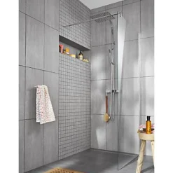 Carrelage sol et mur intérieur gris effet pierre L.60 x l.30 cm x ép.9,5 mm, Oikos-GoodHome Hot