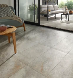 Carrelage sol et mur intérieur effet pierre beige mat L.60 x l.30 cm x ép.9 mm, Denali- Outlet