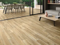 Carrelage sol et mur intérieur effet bois brut mat L.90 x l.15 cm, Woodland