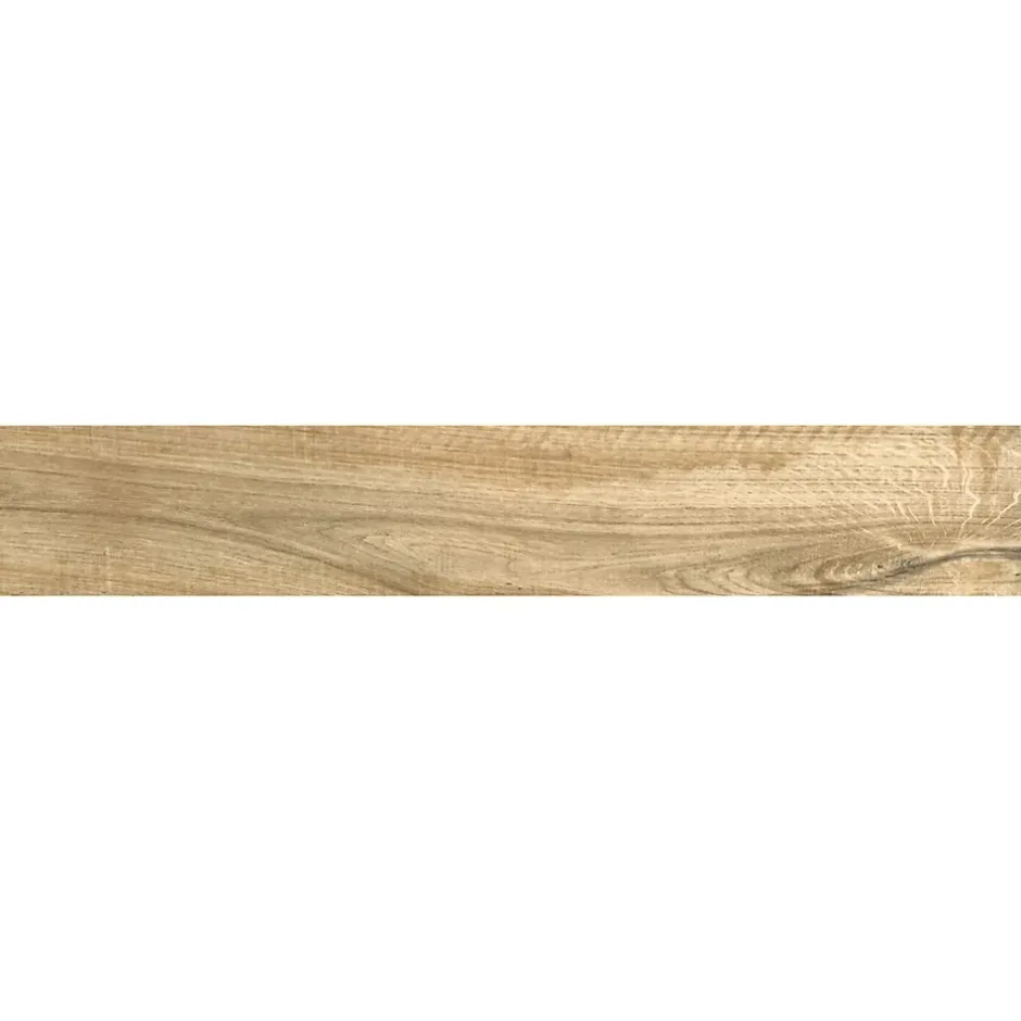 Carrelage sol et mur intérieur effet bois brut mat L.90 x l.15 cm, Woodland