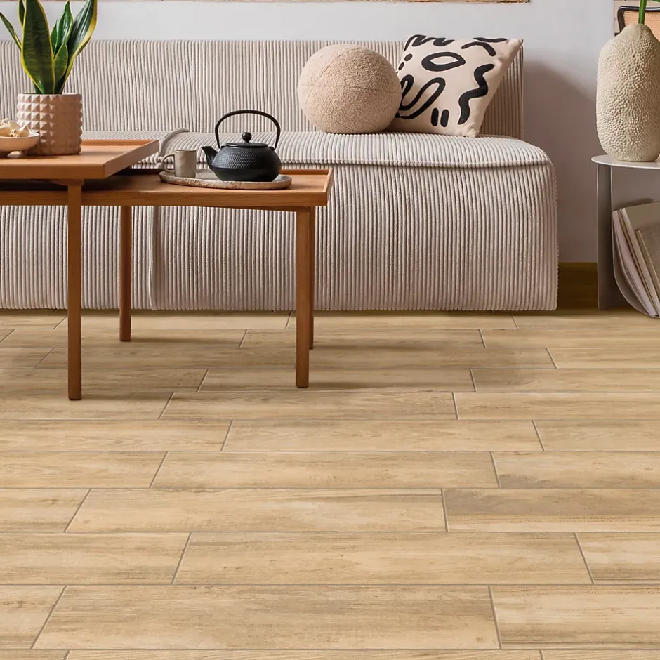 Carrelage sol et mur intérieur effet bois brut L.60 x l.15 cm x ép.8,5 mm, Kyra Rovere- Best