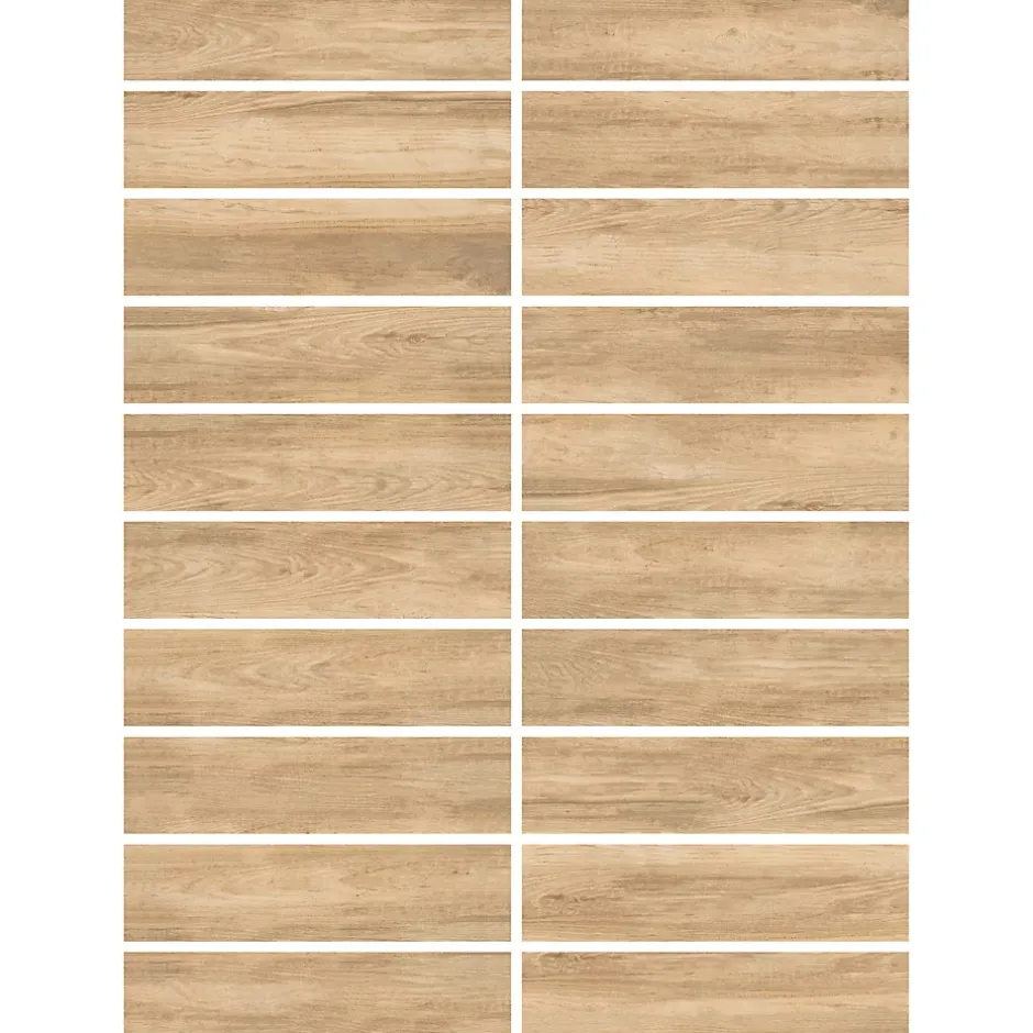 Carrelage sol et mur intérieur effet bois brut L.60 x l.15 cm x ép.8,5 mm, Kyra Rovere- Best