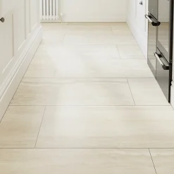 GoodHome Carrelage sol et mur intérieur effet pierre beige L.120 x l.59,5 cm x ép.10 mm, Kyat