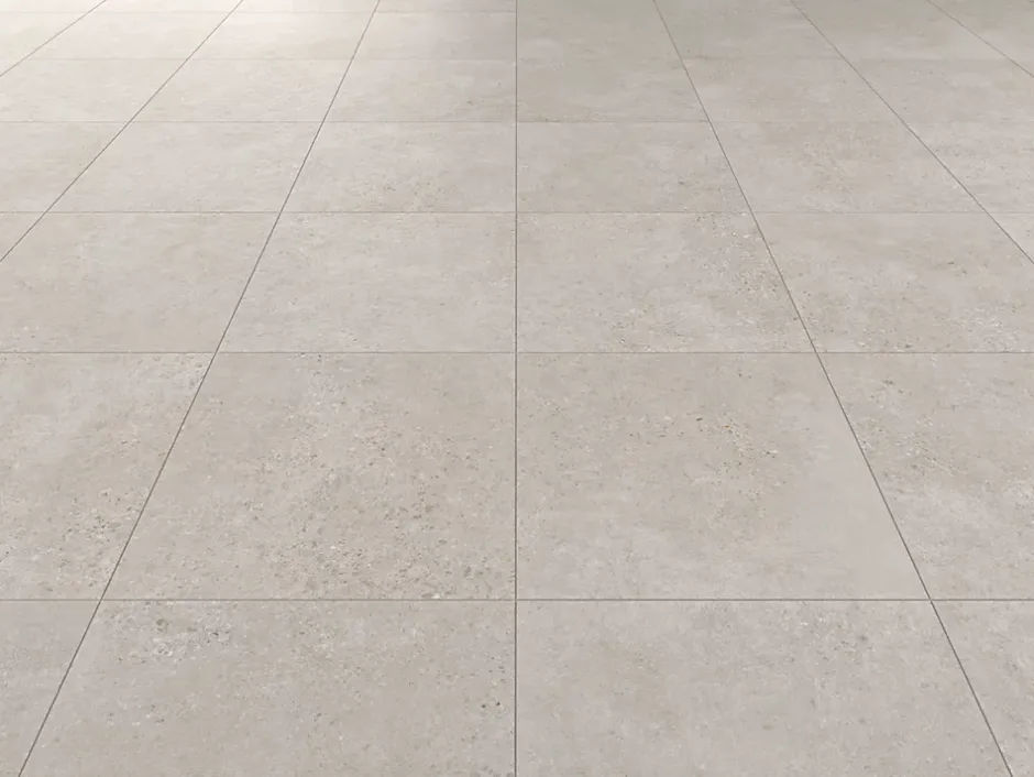 Carrelage sol et mur intérieur effet pierre gris clair L.45 x l.45 cm x ép.8,5 mm, Rodas- Outlet