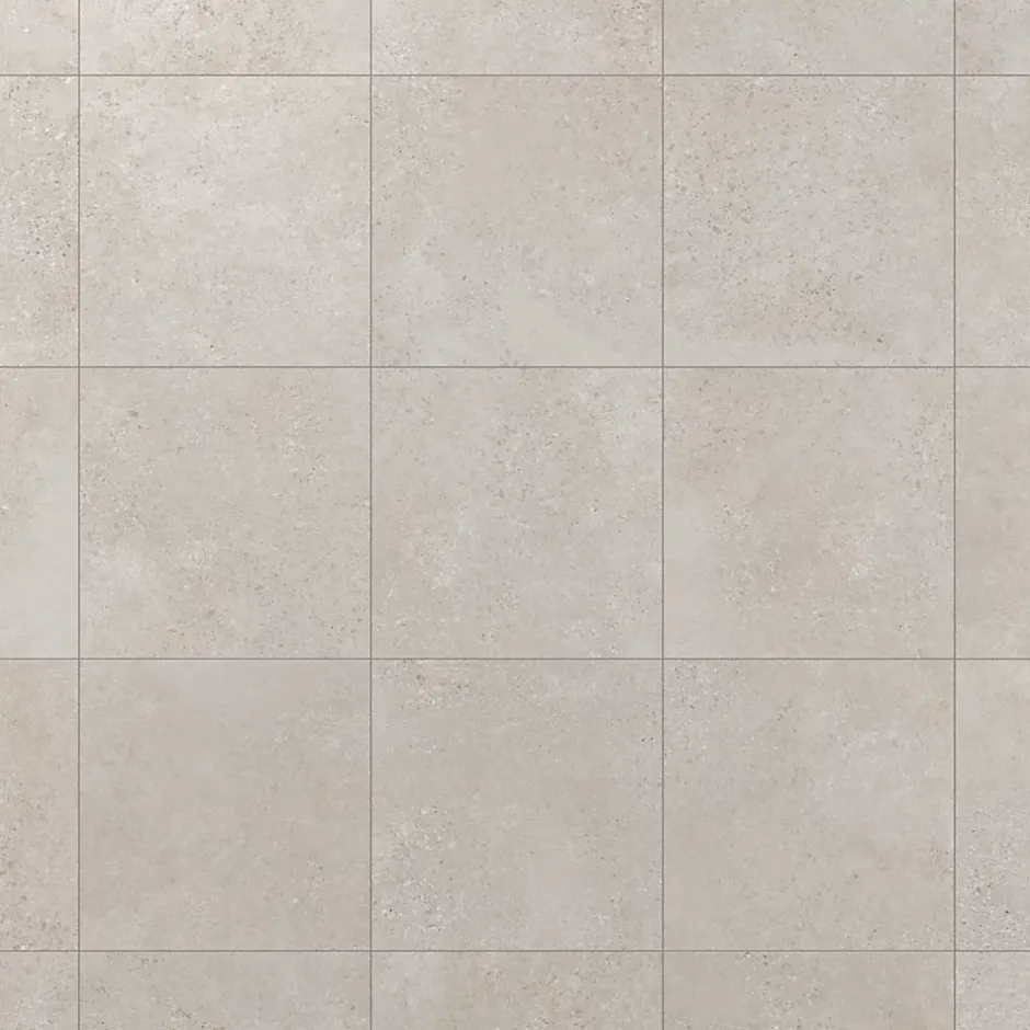 Carrelage sol et mur intérieur effet pierre gris clair L.45 x l.45 cm x ép.8,5 mm, Rodas- Outlet