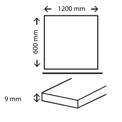 Carrelage sol et mur intérieur en grès cérame effet marbre noir et doré L.120 x l.60 cm x ép.9 mm, Moonlight-Baldocer Hot