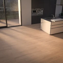 Carrelage sol et mur intérieur intérieur en grès cérame émaillé effet bois brut mat L.120 x l.20 cm x ép.9 mm, Atelier-Ecoceramic Hot