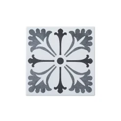 GoodHome Carrelage sol et mur intérieur effet carreau de ciment tons gris L.20 x l.20 cm x ép.8,2 mm, Konkrete
