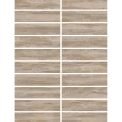 Carrelage sol et mur intérieur effet bois brut mat L.60 x l.15 cm x ép.8,5 mm, Kyra Betulla