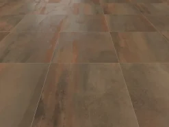 Carrelage sol et mur intérieur effet béton oxydé mat L.60 x l.60 cm x ép.9,5 mm, Ruano