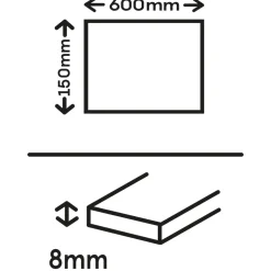 GoodHome Carrelage sol et mur intérieur effet bois brut beige L.60 x l.15 cm x ép.7,4 mm, Basilio Guigliano