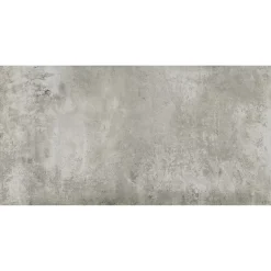 Carrelage sol et mur intérieur en grès cérame émaillé effet béton gris satin L.61 x l.61 cm x ép.8 mm, Malt- Discount