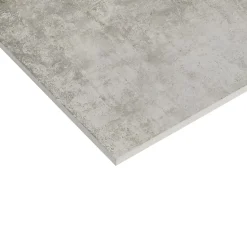 Carrelage sol et mur intérieur en grès cérame émaillé effet béton gris satin L.61 x l.61 cm x ép.8 mm, Malt- Discount