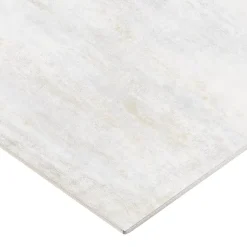 Carrelage sol et mur intérieur en grès cérame effet béton blanc mat L.60 x l.60 cm x ép.7,4 mm, Upper-Gresmalt Outlet