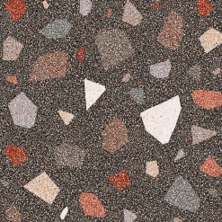 Carrelage sol et mur noir mat Venise 90 x 90 cm