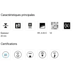 Aelle Carrelage Carrelage sol extérieur 20 mm dalle antidérapant effet béton ciré naturel 120x120 cm Boost natural ECRU