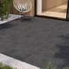 GoodHome Carrelage sol extérieur anthracite effet ardoise L.61,3 x l.30,3 cm x ép.9 mm, Slate