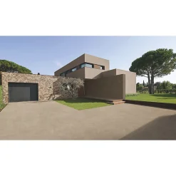 Aelle Carrelage Carrelage sol extérieur antidérapant effet béton ciré naturel 120x120 cm Boost natural umber