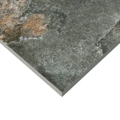 Mykonos Carrelage sol extérieur effet pierre oxydée L.60 x l.30 cm x ép.9 mm, Denali